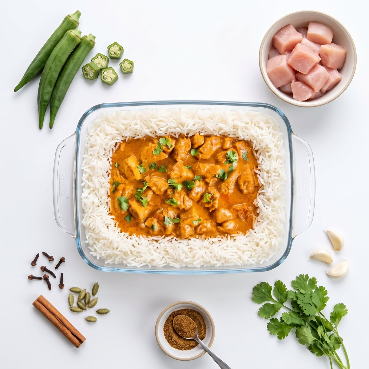 Butter Chicken Okra