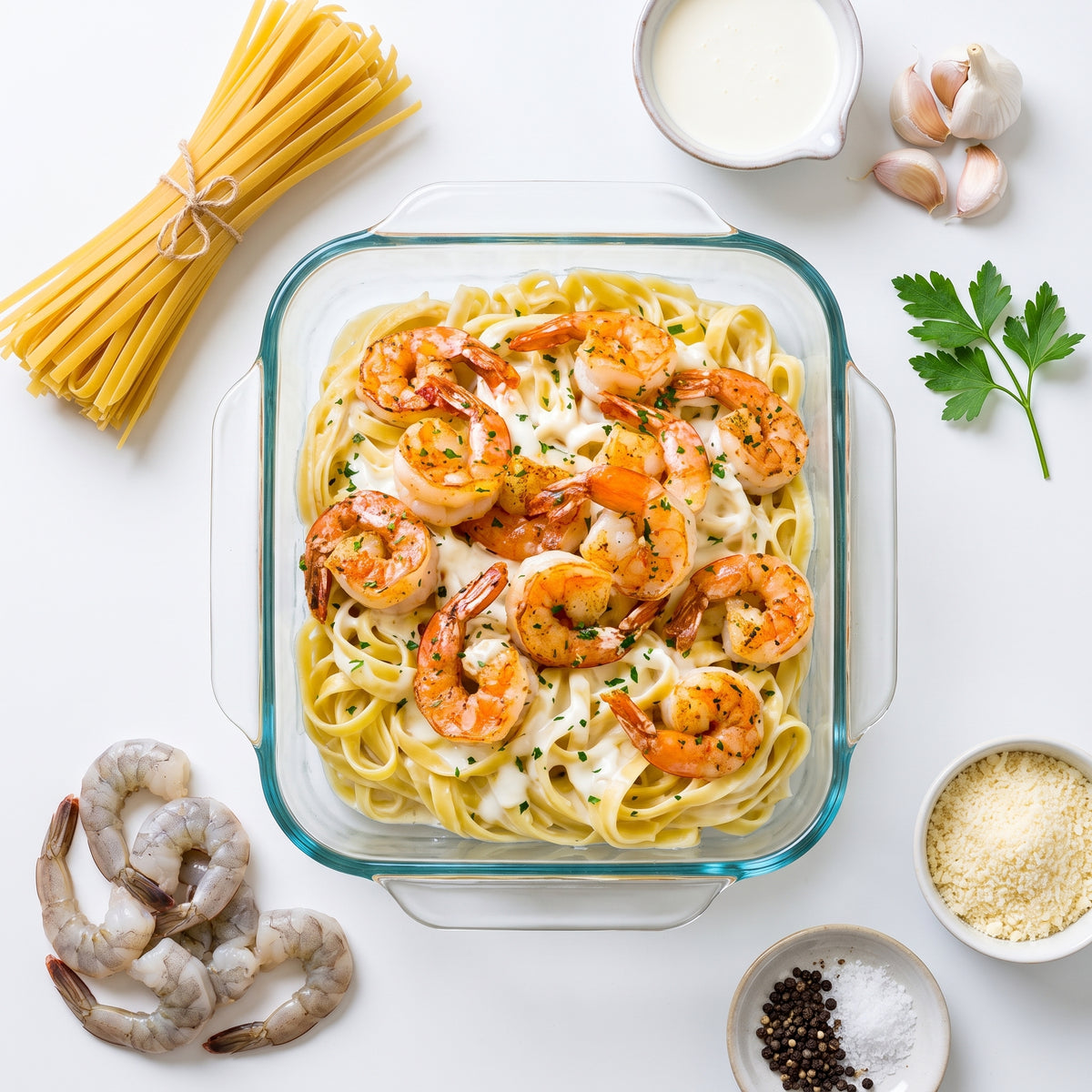 Shrimp Alfredo Pasta